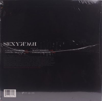 Justin Timberlake - SexyBack (Back Cover)