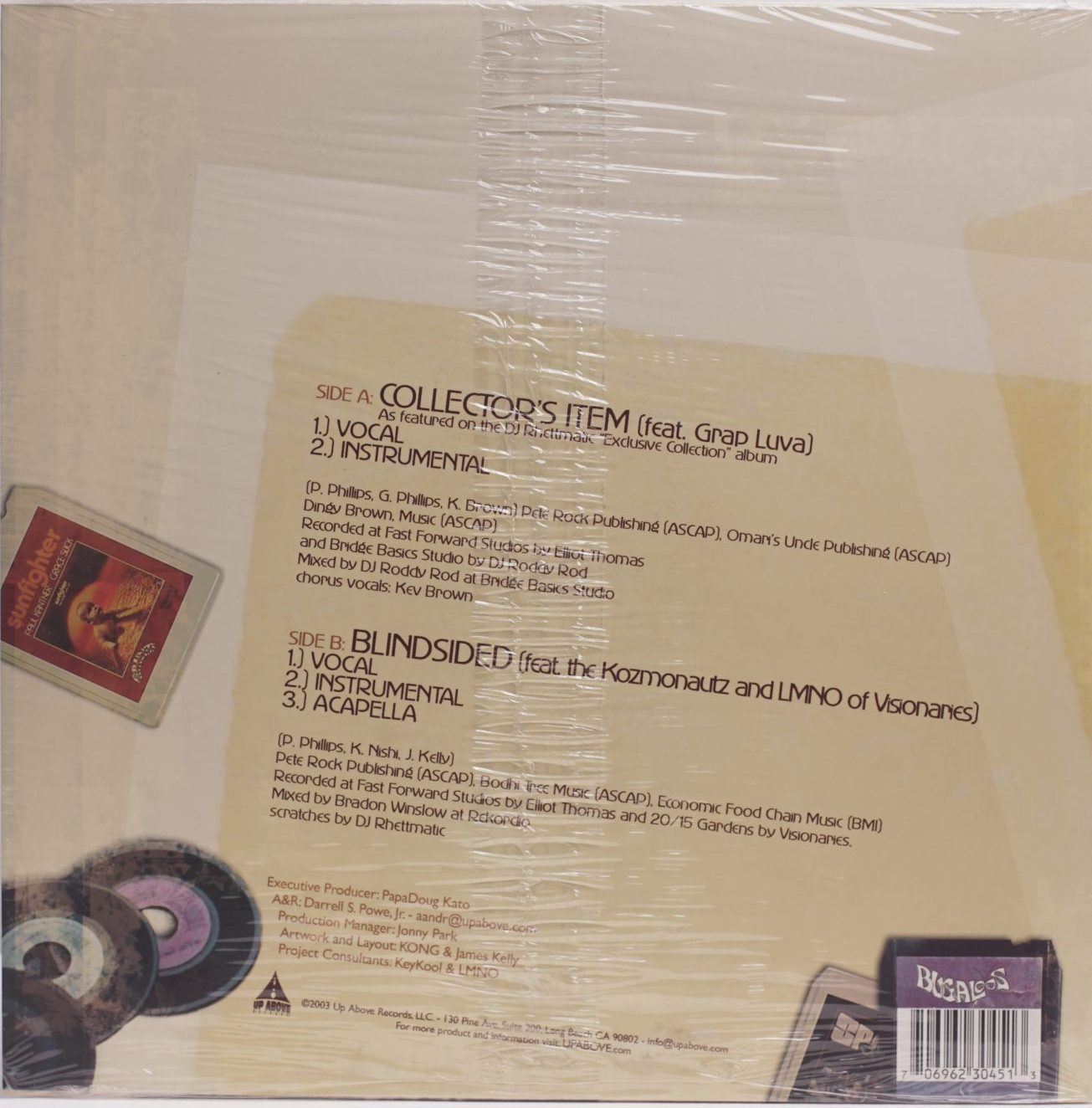 Pete Rock - Collector's Item / BlindSided (Back Cover)